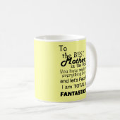 世最高の界の母おもしろい母 コーヒーマグカップ (正面右)