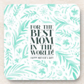 世最高の界の母の日の母 |コースター コースター (正面)