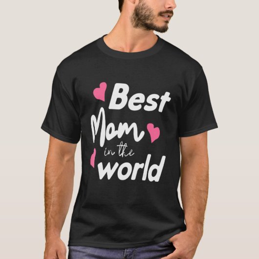 世最高の界の母の日の母 Tシャツ (正面)