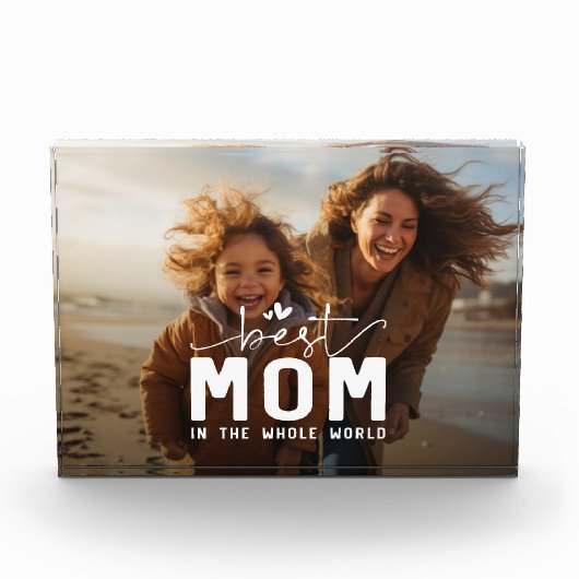 世最高の界の母の日 フォトブロック (正面)