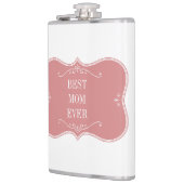 世最高の界の母ピンクのフレーム フラスク (左)