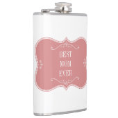 世最高の界の母ピンクのフレーム フラスク (右)
