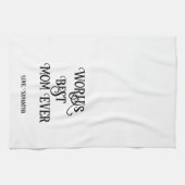 世最高の界の母母の日、シェフ母 キッチンタオル (横)