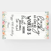 世最高の界の母生誕生日報バナー90th, 80th 60th 横断幕 (横)