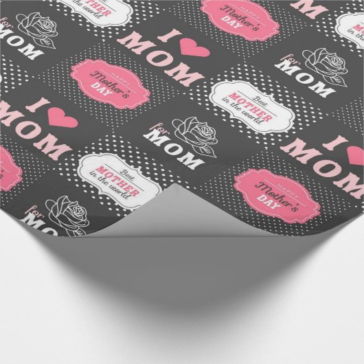 世最高の界の母 ラッピングペーパー (角)