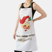 世最高の界の母、レトロなサンタクロース エプロン (インサイチュ)