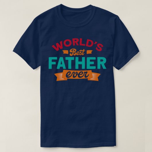 世最高の界の父なる日 Tシャツ (デザイン正面)
