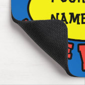 世最高の界の父の日のカスタマイズパパ マウスパッド (コーナー)