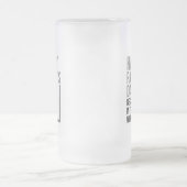 世最高の界の父の日のパパ フロストグラスビールジョッキ (中央)