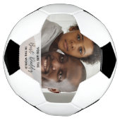 世最高の界の父の日の写真のパパ  サッカーボール (回転)