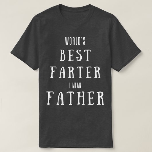 世最高の界の父1を意味する Tシャツ (デザイン正面)