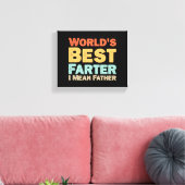 世最高の界の父 キャンバスプリント (インサイチュ (リビング))