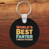 世最高の界の父 キーホルダー (正面)