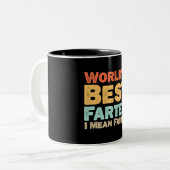 世最高の界の父 ツートーンマグカップ (正面左)