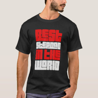 世最高の界の義父の日の義父 Tシャツ