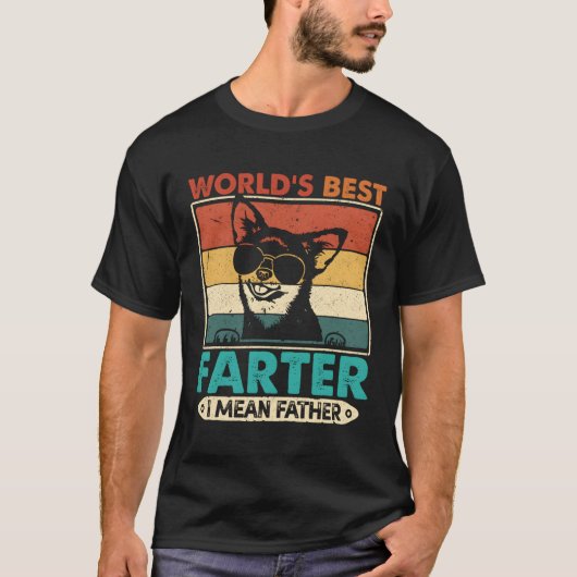 世最高の界のFer私は父の意味最高のでパパEver Father Tシャツ (正面)