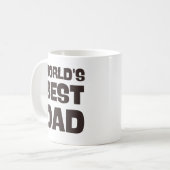 世最高の界パパおもしろいパパマグカップ コーヒーマグカップ (正面左)