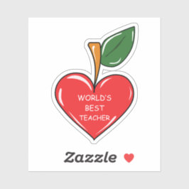 世最高の界先生リンゴおもしろい シール