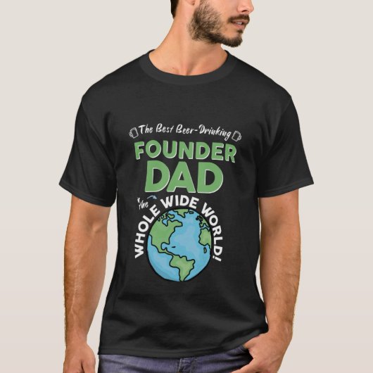 世最高の界全体の創始者パパ父の Tシャツ (正面)