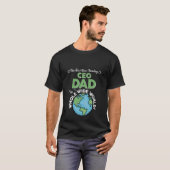 世最高の界全体の父の日のCEOパパ Tシャツ (正面フル)
