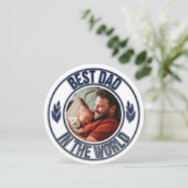 世最高の界初の父の日のパパ シーズンカード (スタンド正面)