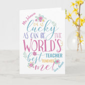 世最高の界教え・私カード カード (黄色い花)