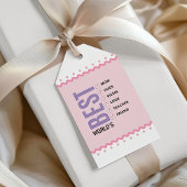 世最高の界母のチェックリスト母の日 ギフトタグ