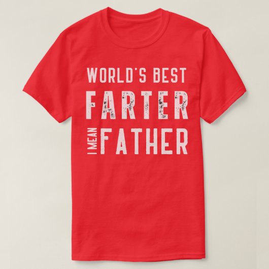 世最高の界的に遠い父を意味する Tシャツ (デザイン正面)
