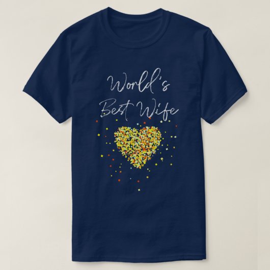 世最高の界結婚妻の記念日2 Tシャツ (デザイン正面)