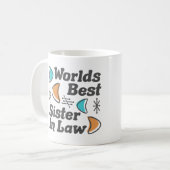 世最高の界義姉妹レトロ コーヒーマグカップ (正面左)