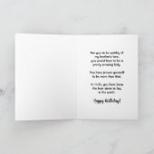 世最高の界誕生日の義理の姉 カード (内部)