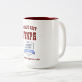 世最高の界FUNPA – グランドパと同じクールが – ギフト ツートーンマグカップ (正面右)