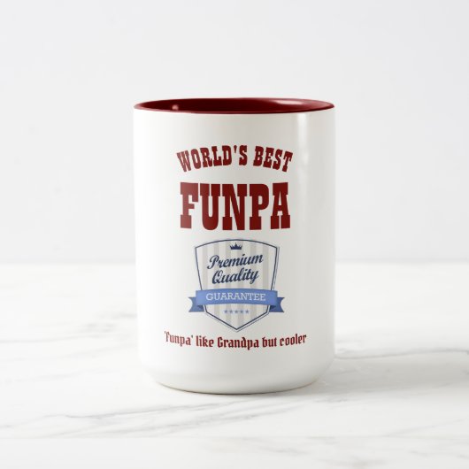 世最高の界FUNPA – グランドパと同じクールが – ギフト ツートーンマグカップ (中央)