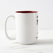 世最高の界FUNPA – グランドパと同じクールが – ギフト ツートーンマグカップ (左)