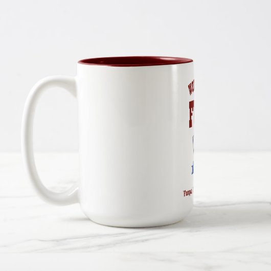 世最高の界FUNPA – グランドパと同じクールが – ギフト ツートーンマグカップ (左)