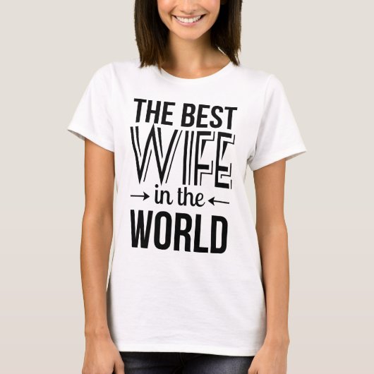 世最高の界Tシャツの奥さん Tシャツ (正面)
