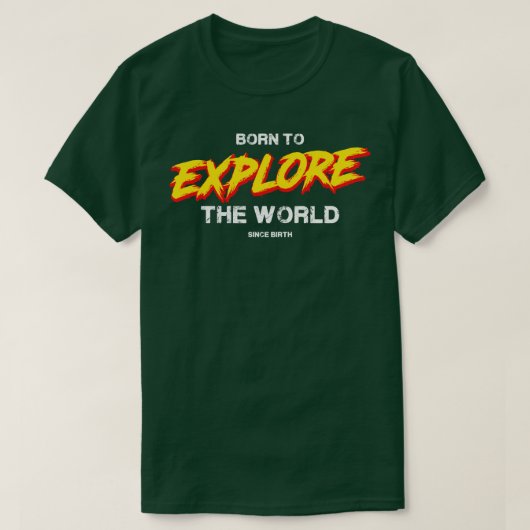 世生まれ界を探検する Tシャツ (デザイン正面)