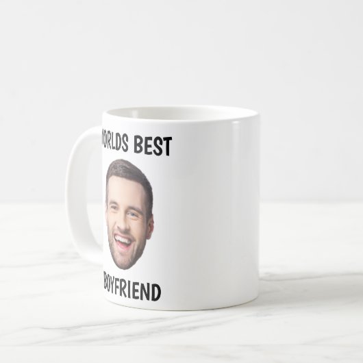 世界おもしろいのボー最高のイフレンド・コーヒー・マグ写真 コーヒーマグカップ (正面左)