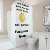 世界おもしろい引用文を引き継ぐ シャワーカーテン (インサイチュ)