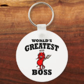 世界おもしろい最大のボス キーホルダー (正面)