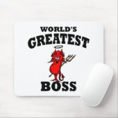 世界おもしろい最大のボス マウスパッド (マウス)