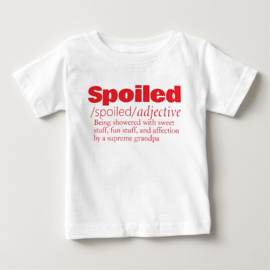 世界おもしろい最大の叔父 ベビーTシャツ (正面)