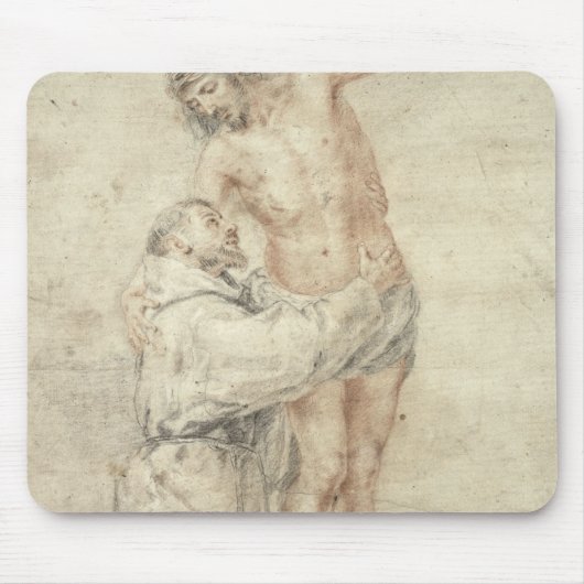 世界および包含を拒絶するSt Francis マウスパッド (正面)