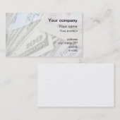 "世界お金"の名刺 名刺 (正面/裏面)