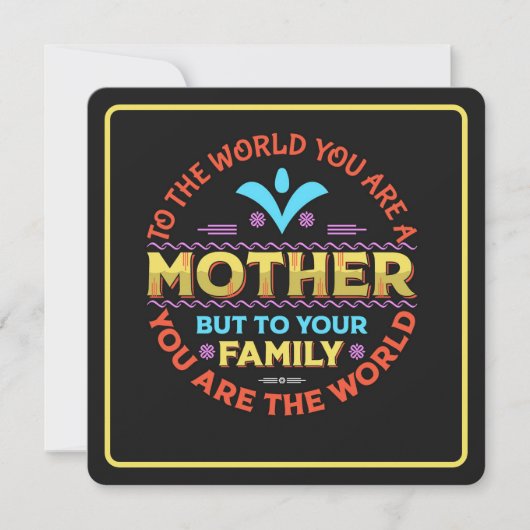 世界からすればあなたは母であり シーズンカード (正面)