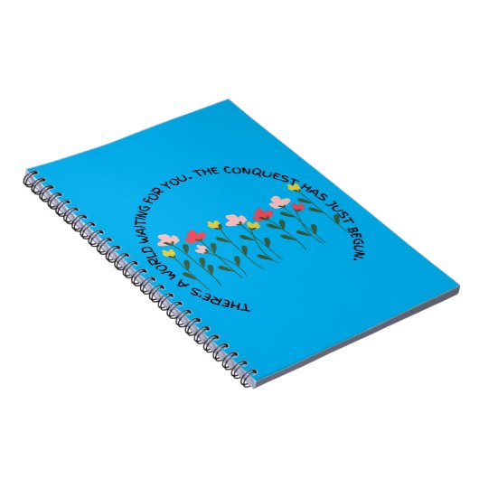 世界があなたを待っている感動的 ノートブック (右側)