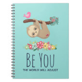 世界がことわざのスループを調整おもしろいする ノートブック (正面)