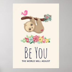 世界がことわざのスループを調整おもしろいする ポスター