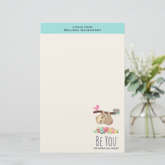 世界がことわざのスループを調整おもしろいする 便箋 (スタンド正面)