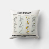 世界がちょうどAの発芽であるので愛植物学 クッション (裏面)